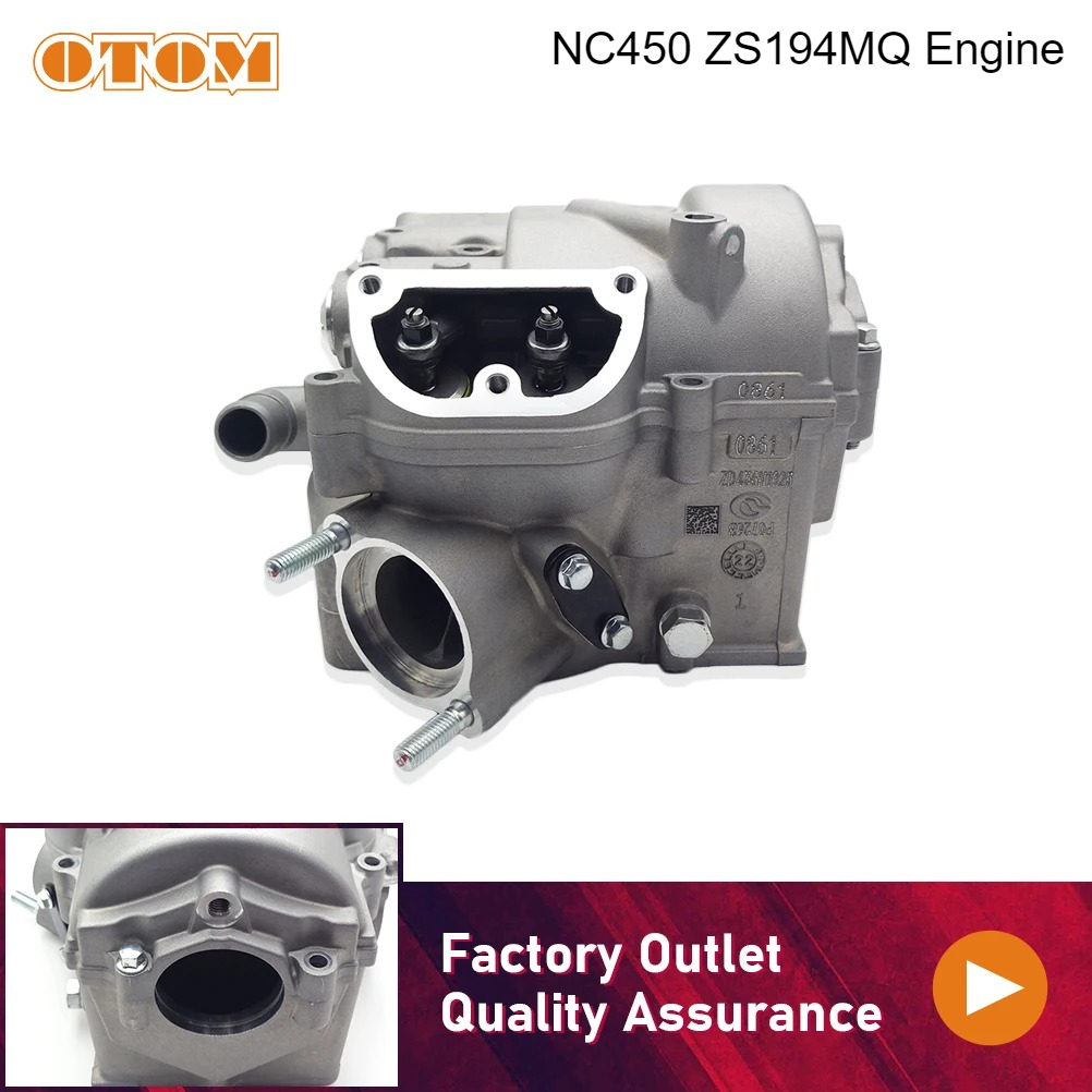 Nc450 Cylinder Head Assembly - مجموعة رأس الأسطوانة NC450 لمحرك ZONGSHEN